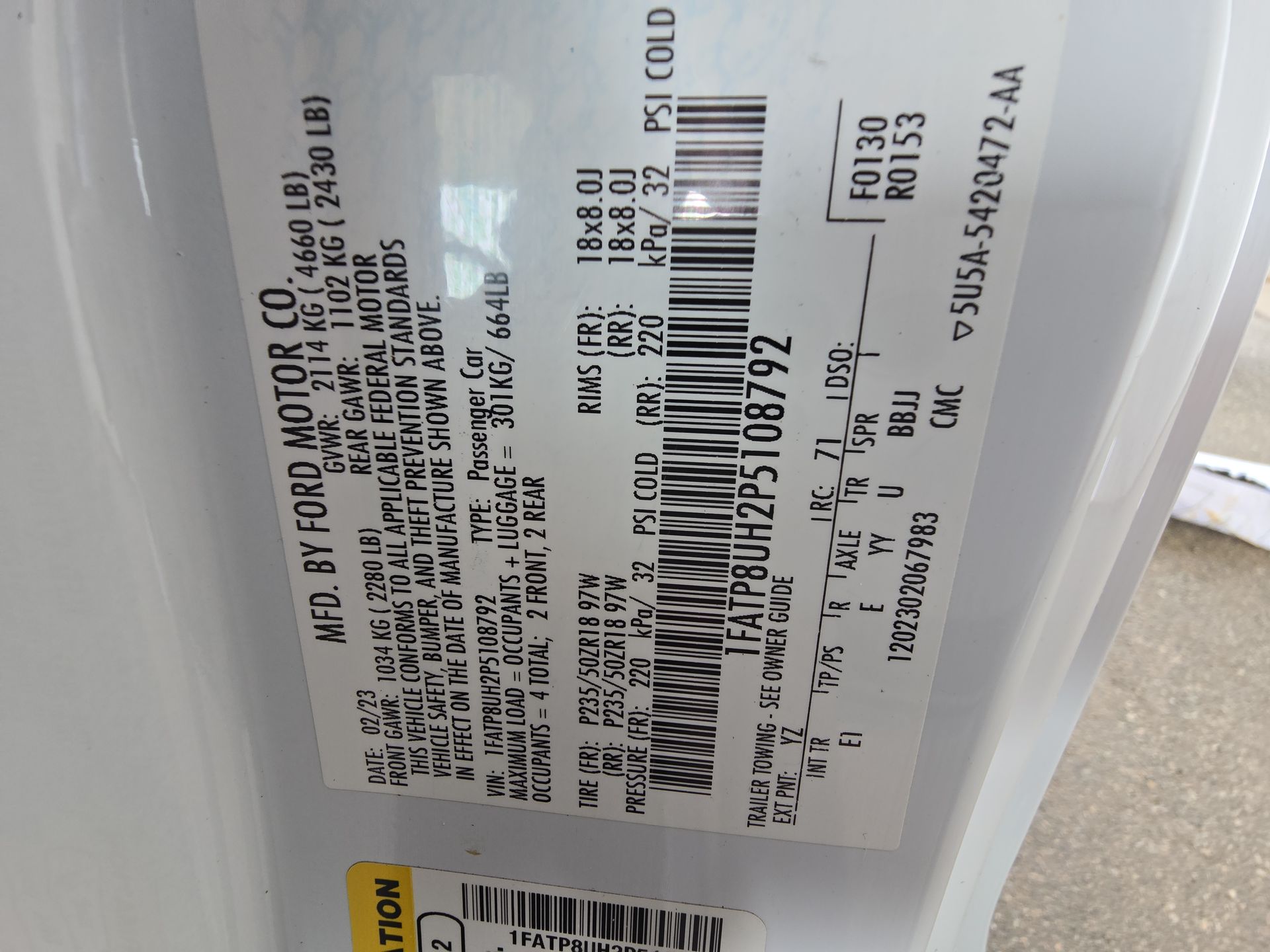 2023 Ford Mustang EcoBoost Premium Convertible