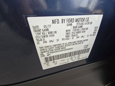 2017 Ford Explorer XLT