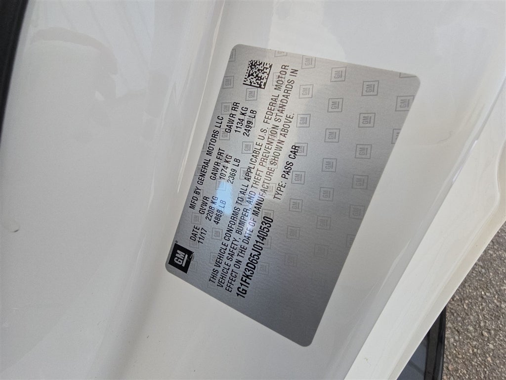 2018 Chevrolet Camaro ZL1