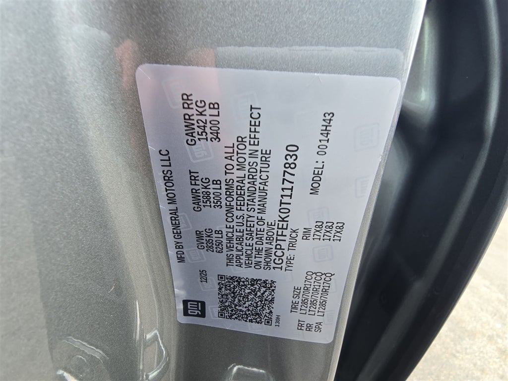 2026 Chevrolet Colorado ZR2