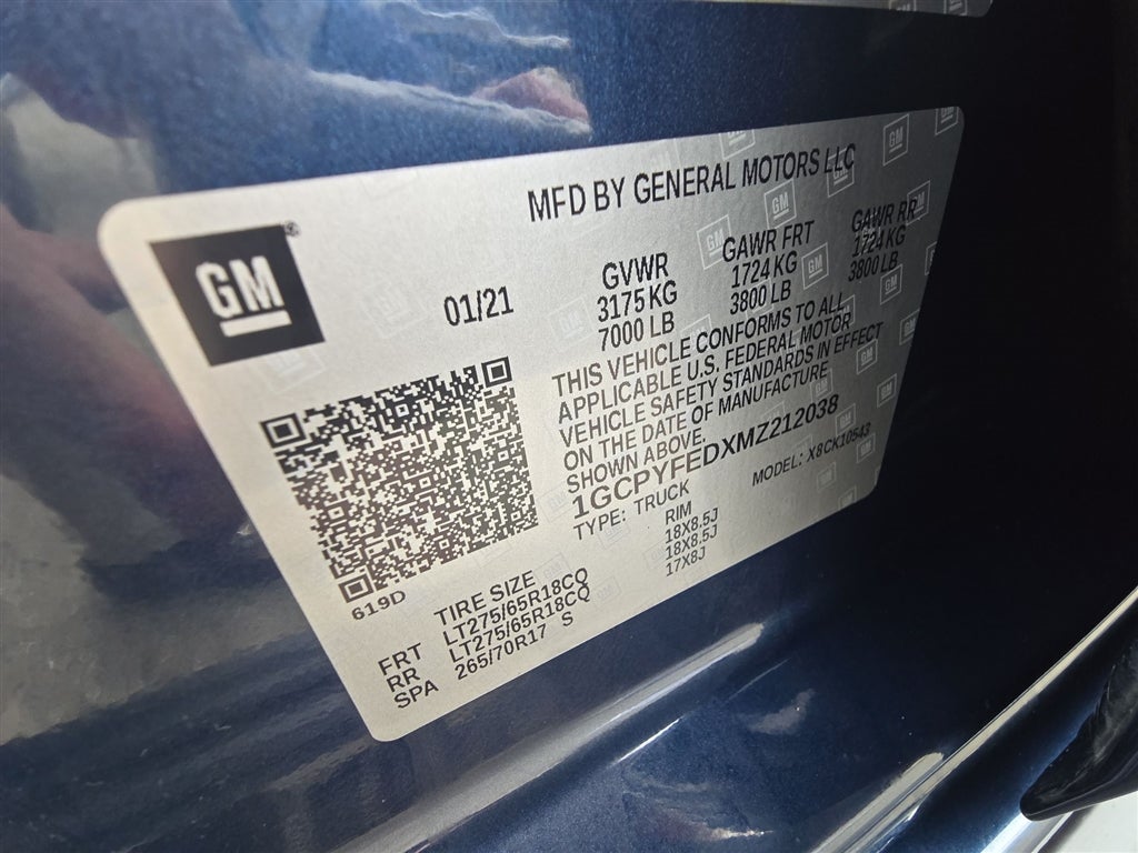 2021 Chevrolet Silverado 1500 LT Trail Boss