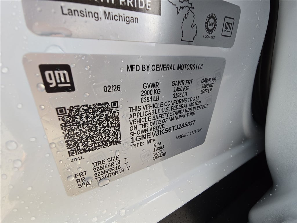 2026 Chevrolet Traverse Z71