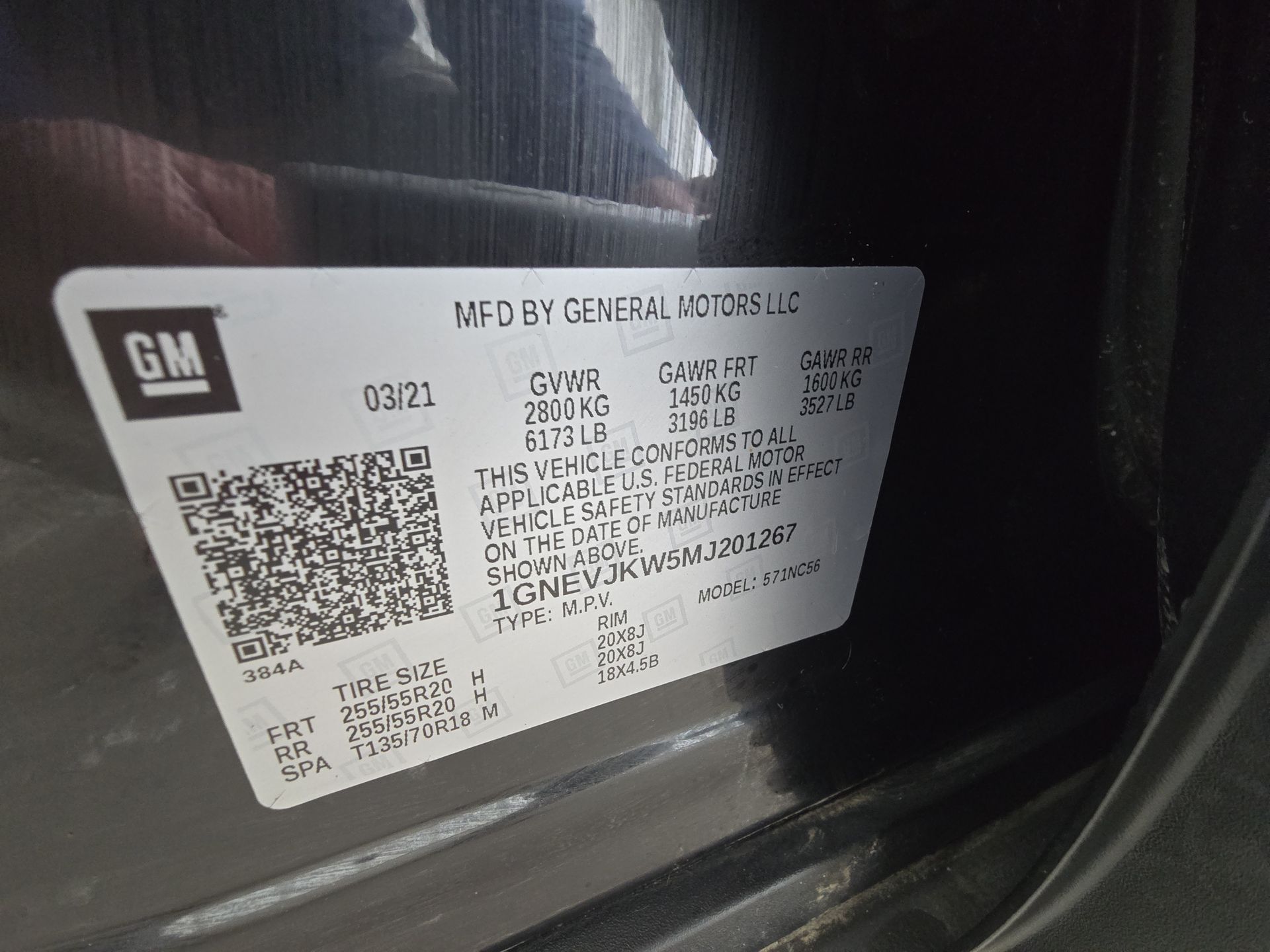 2021 Chevrolet Traverse RS