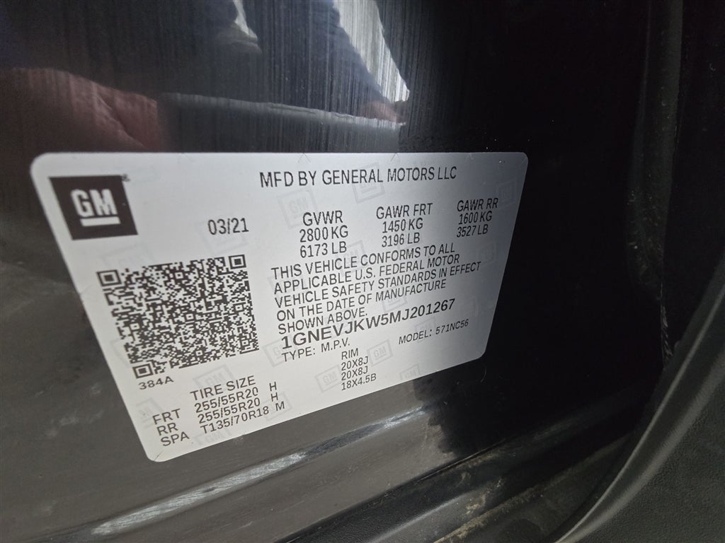 2021 Chevrolet Traverse RS