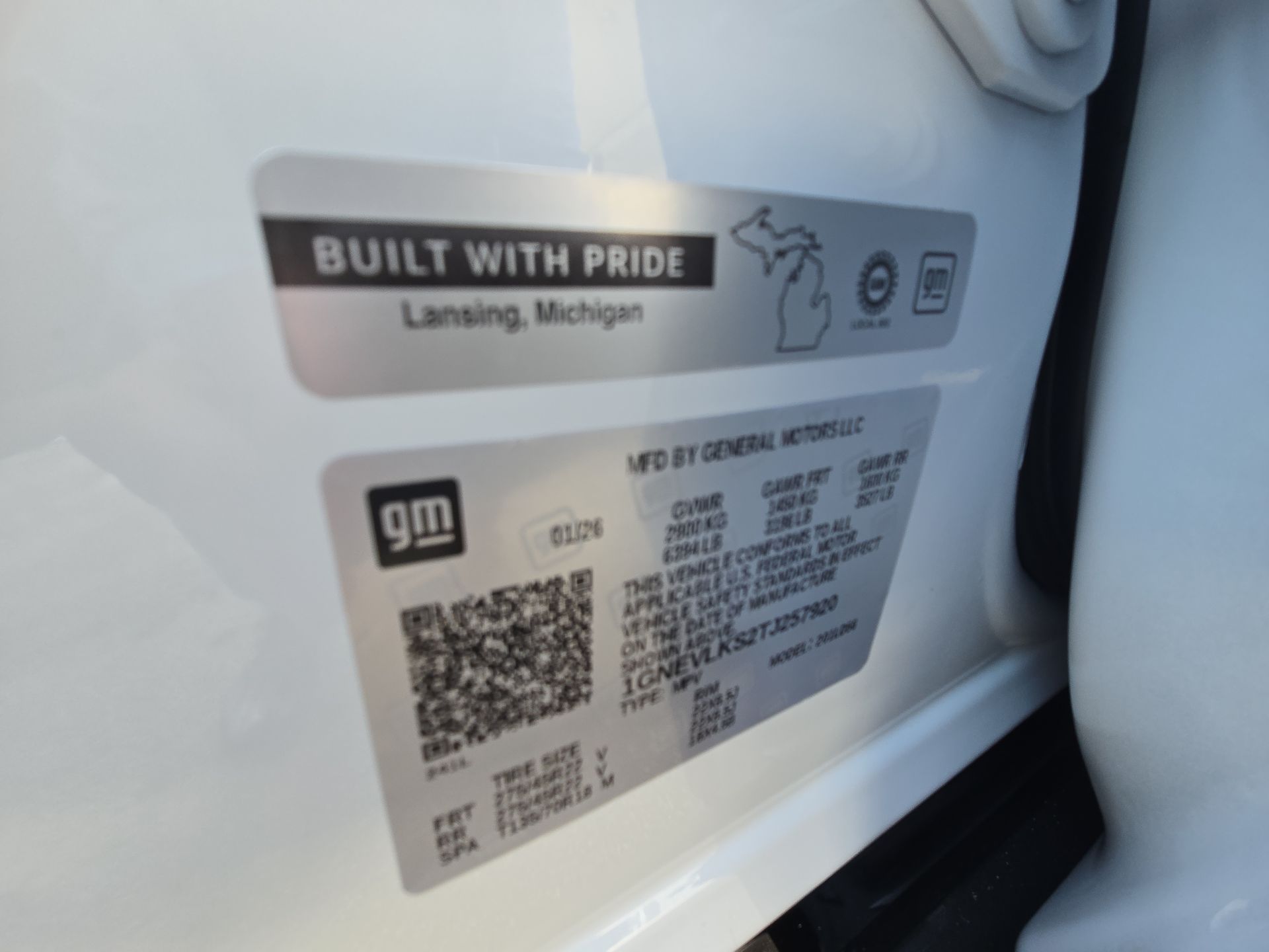 2026 Chevrolet Traverse RS