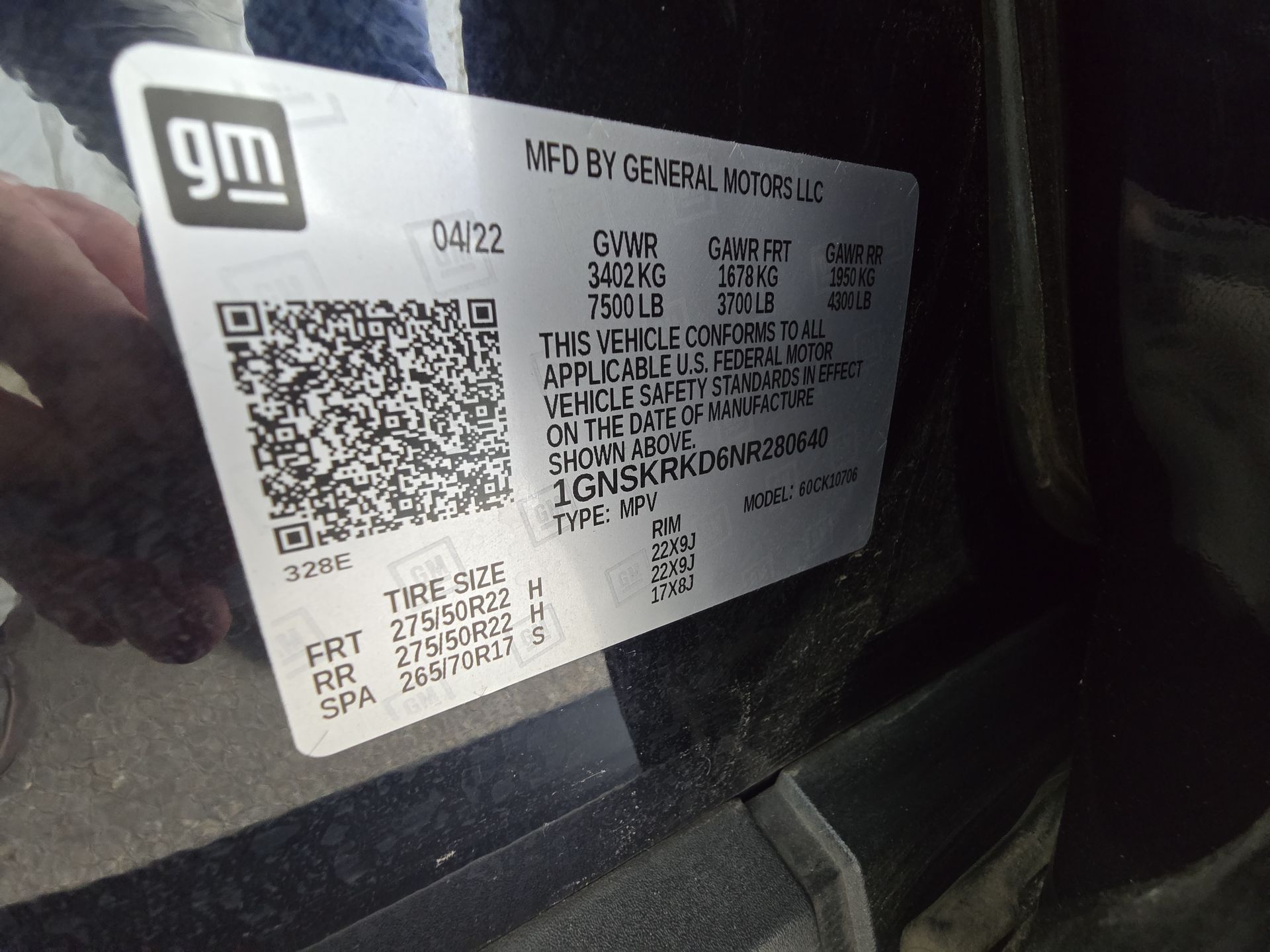 2022 Chevrolet Tahoe RST