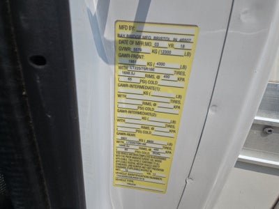 2018 Chevrolet Express Cutaway 3500 Work Van