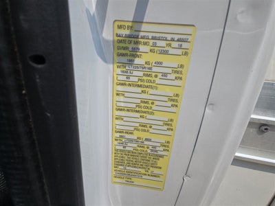 2018 Chevrolet Express Cutaway 3500 Work Van