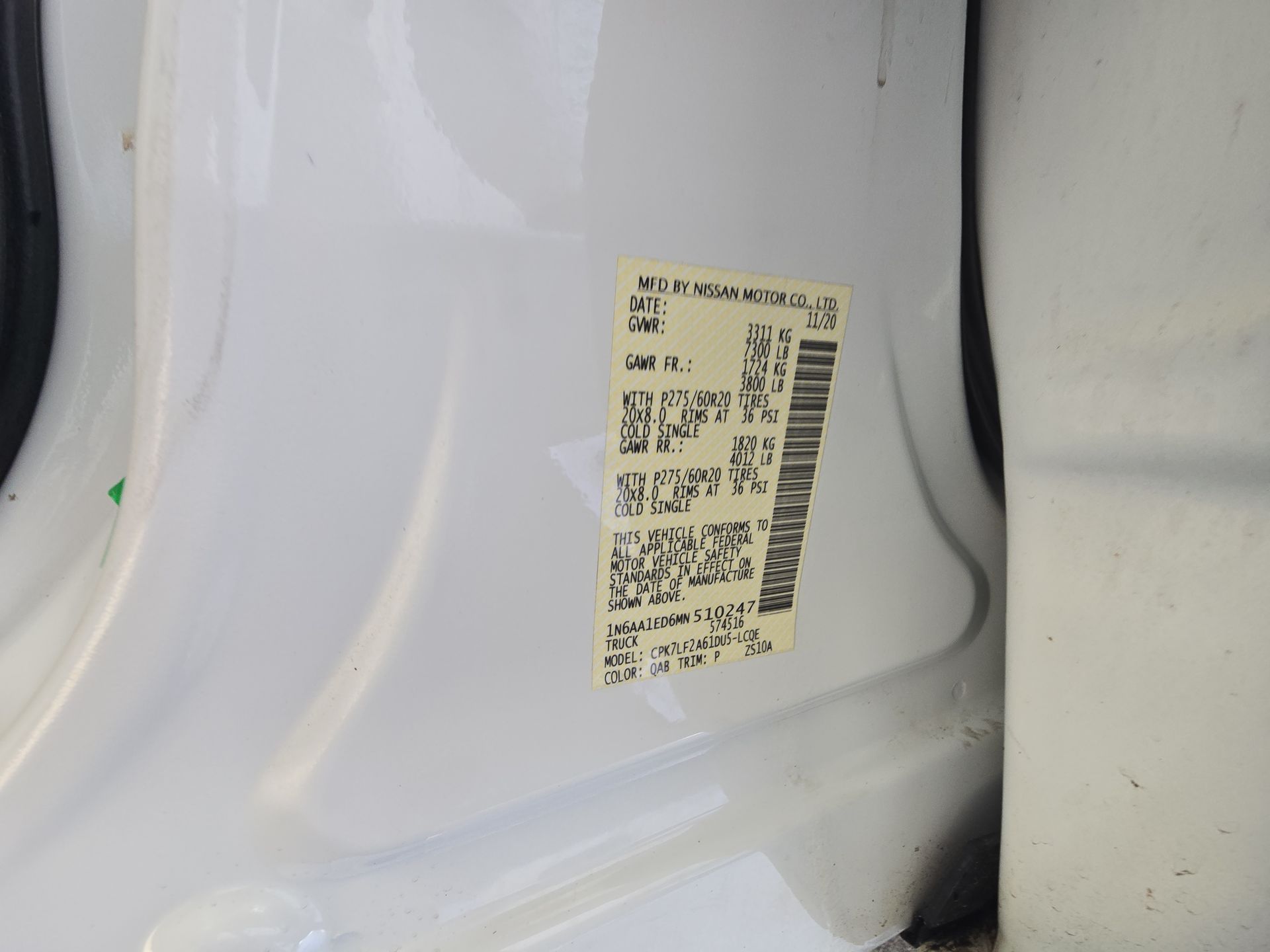 2021 Nissan TITAN Crew Cab Platinum Reserve 4x4